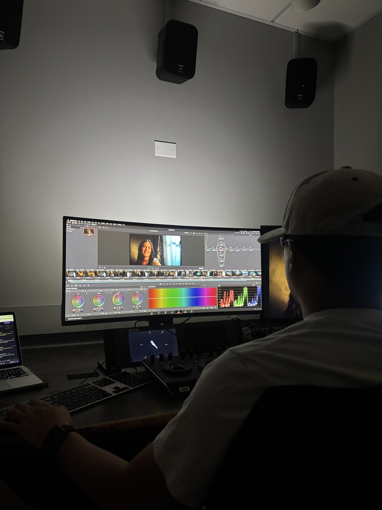 Color grading session